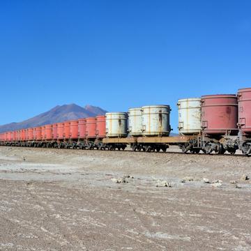 Railroad near La Carillana, Bolivia