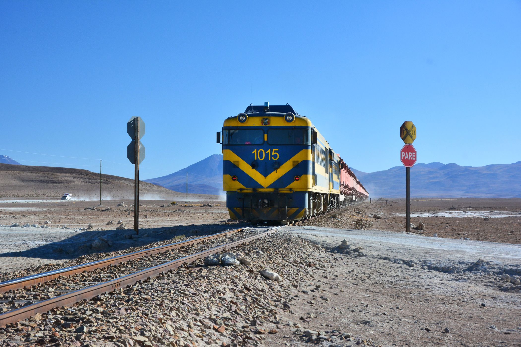 Railroad near La Carillana, Bolivia