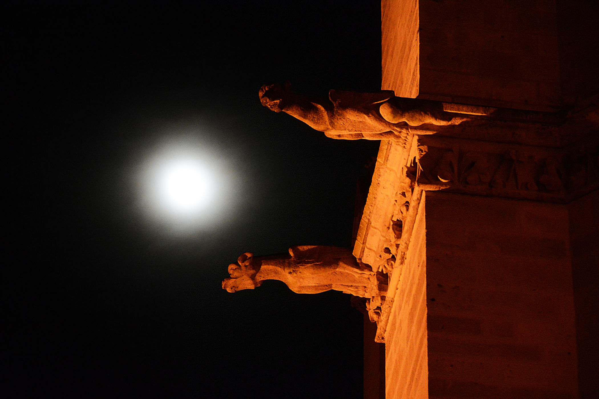 Rouen Cathedral gargoyles, France