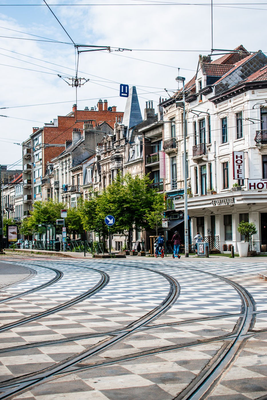 Saint-Lambert Tram Crossing, Belgium