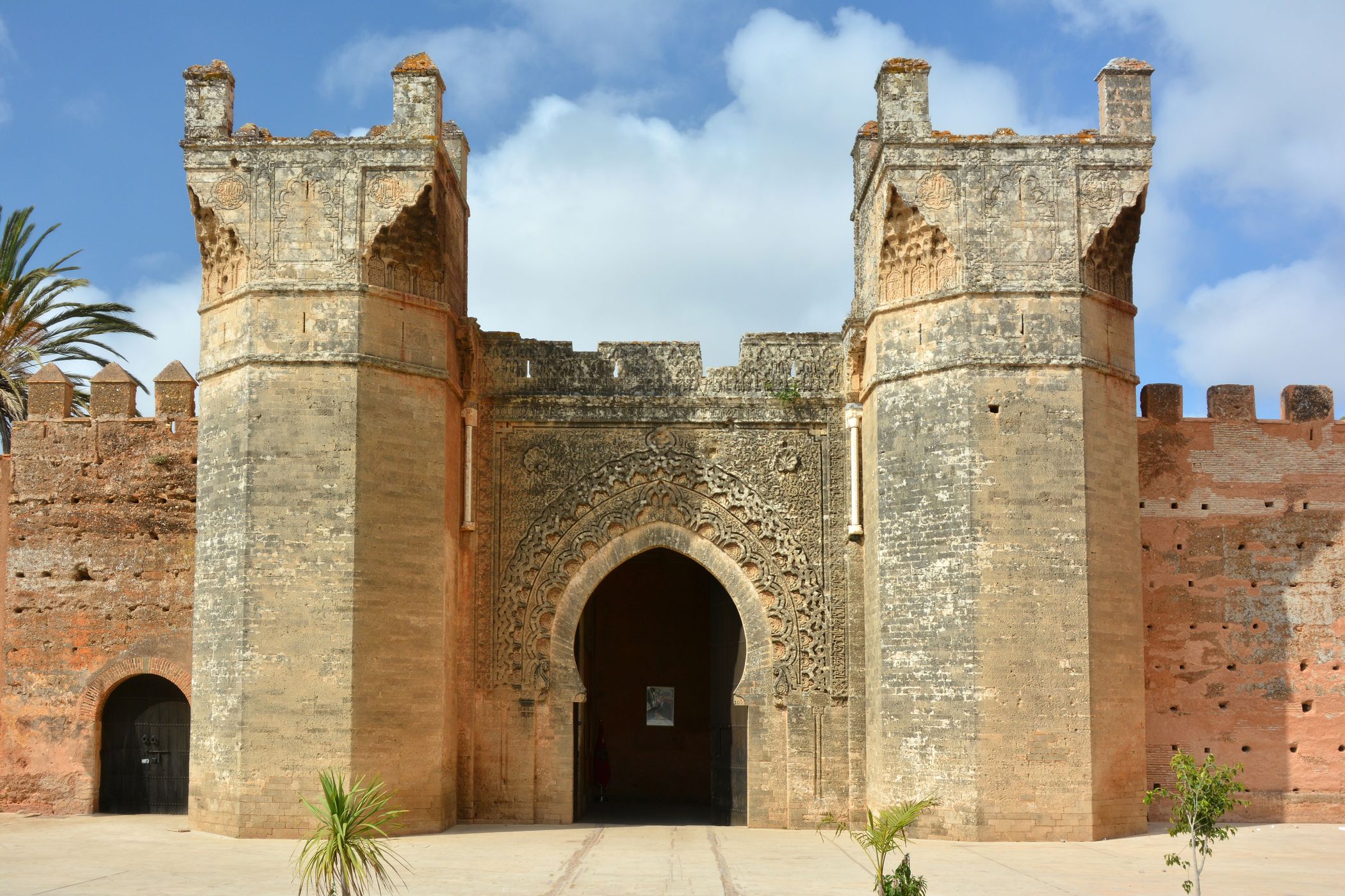 Scene De Chellah Gate, Morocco
