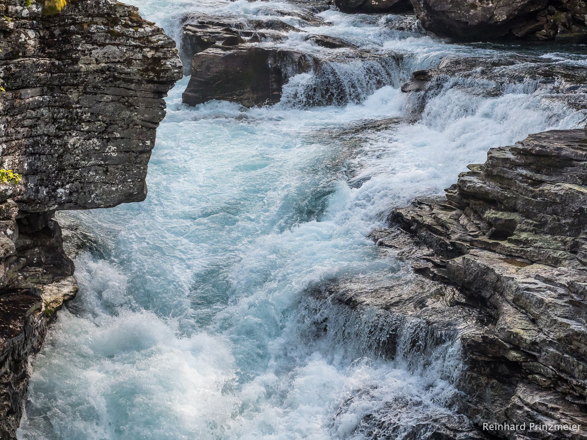 Slettafossen Rapids and Waterfall, Norway