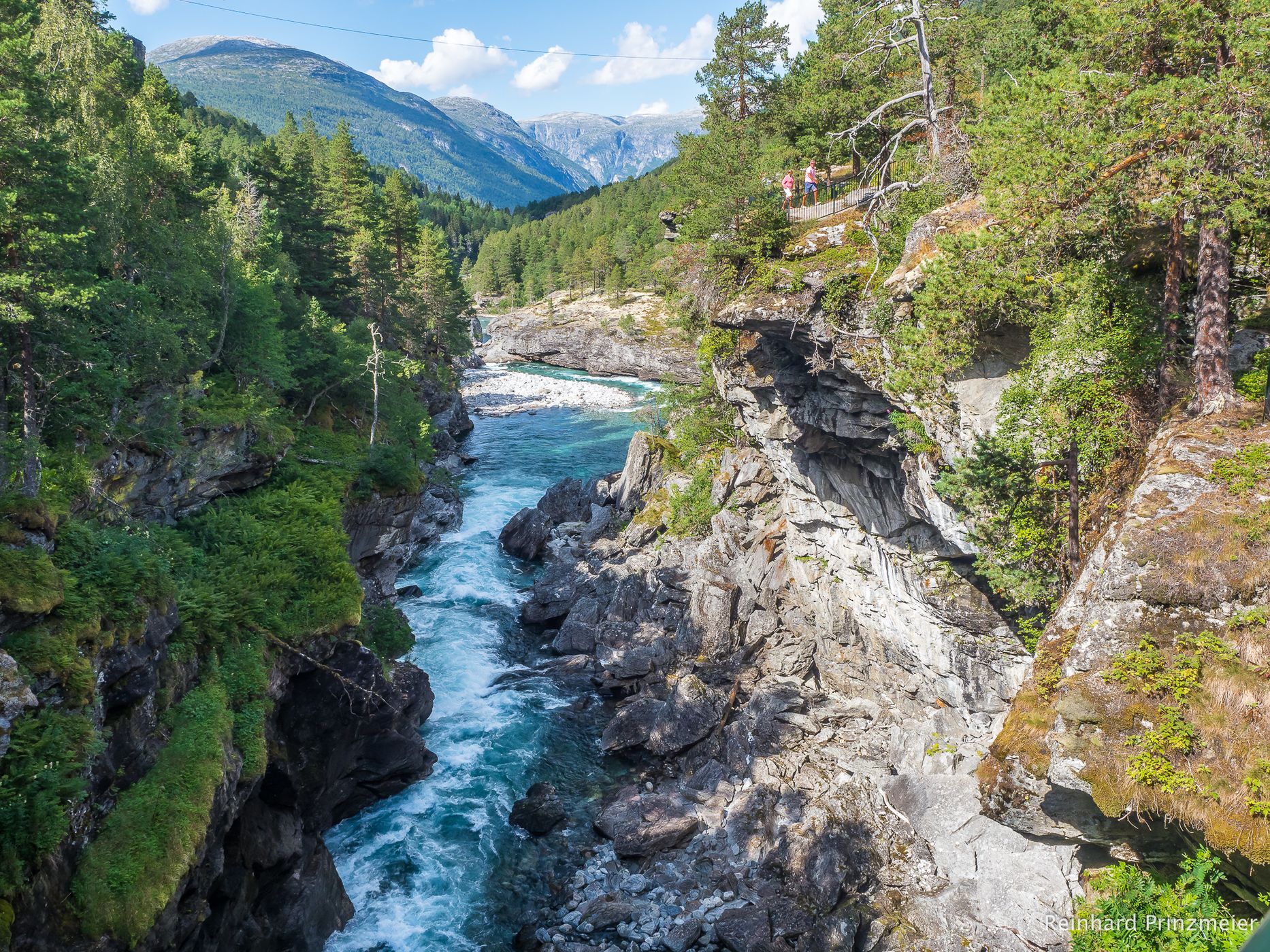 Slettafossen Rapids and Waterfall, Norway