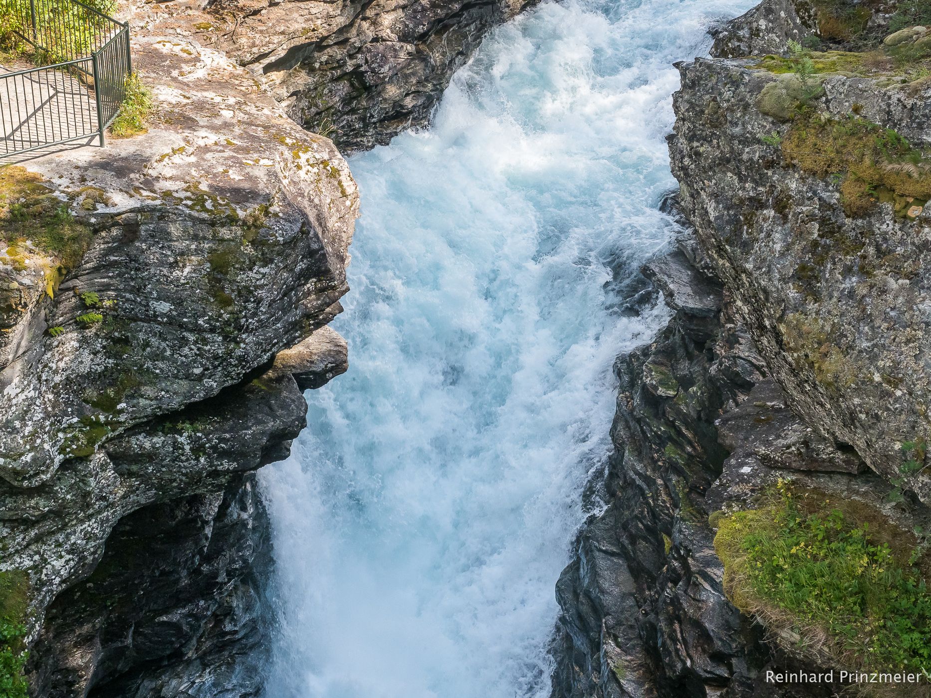 Slettafossen Rapids and Waterfall, Norway