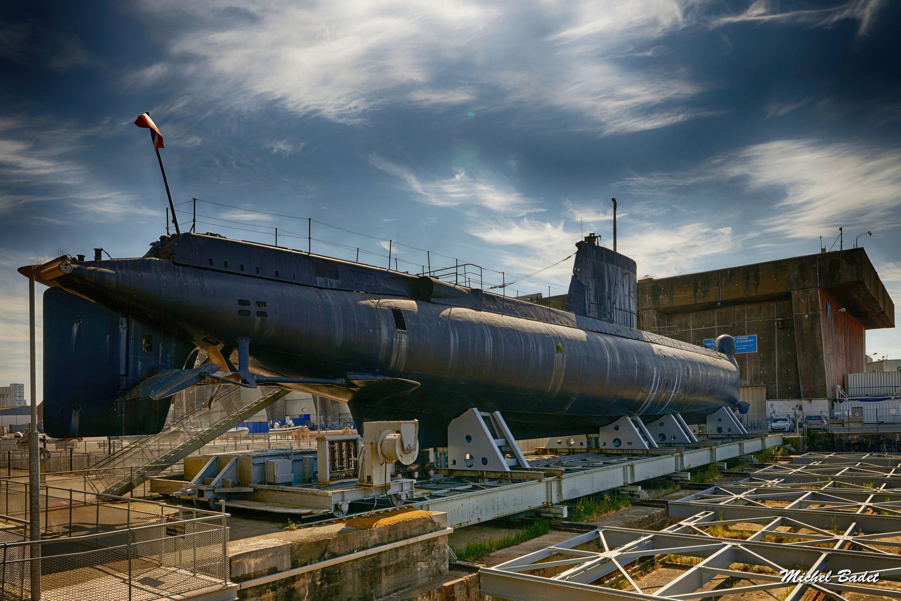 Submarine 'Le Flore', museum in Lorient, France