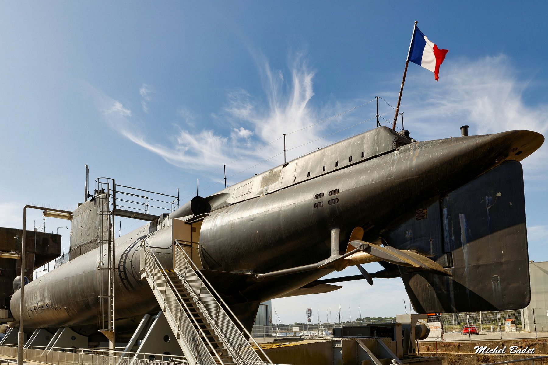Submarine 'Le Flore', museum in Lorient, France