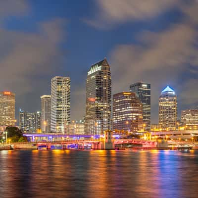 Tampa Skyline (from Tampa General Hospital), USA