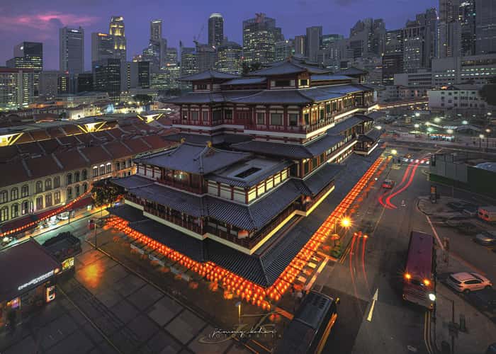 The Buddha Tooth Relic Temple, Singapore.