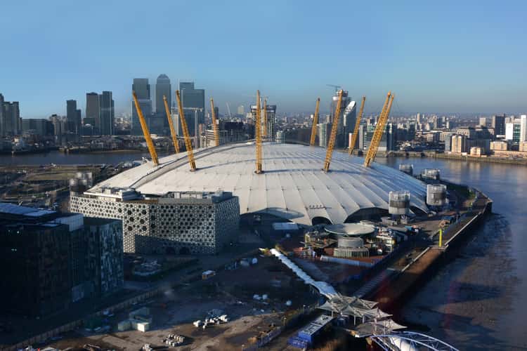 The O2 from cable car