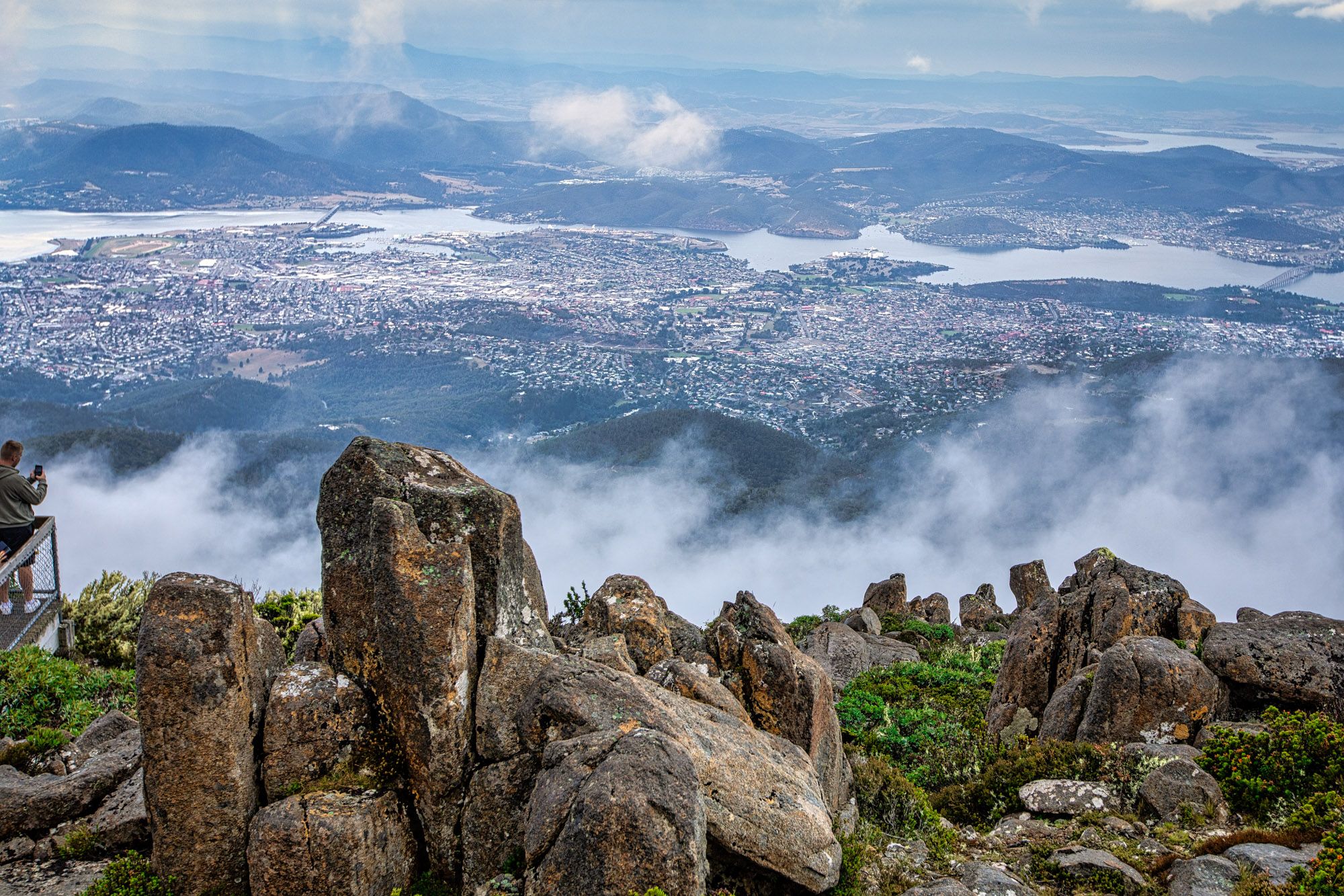 The Rocks & the clouds Mt Wellington, Hobart, Tasmania, Australia