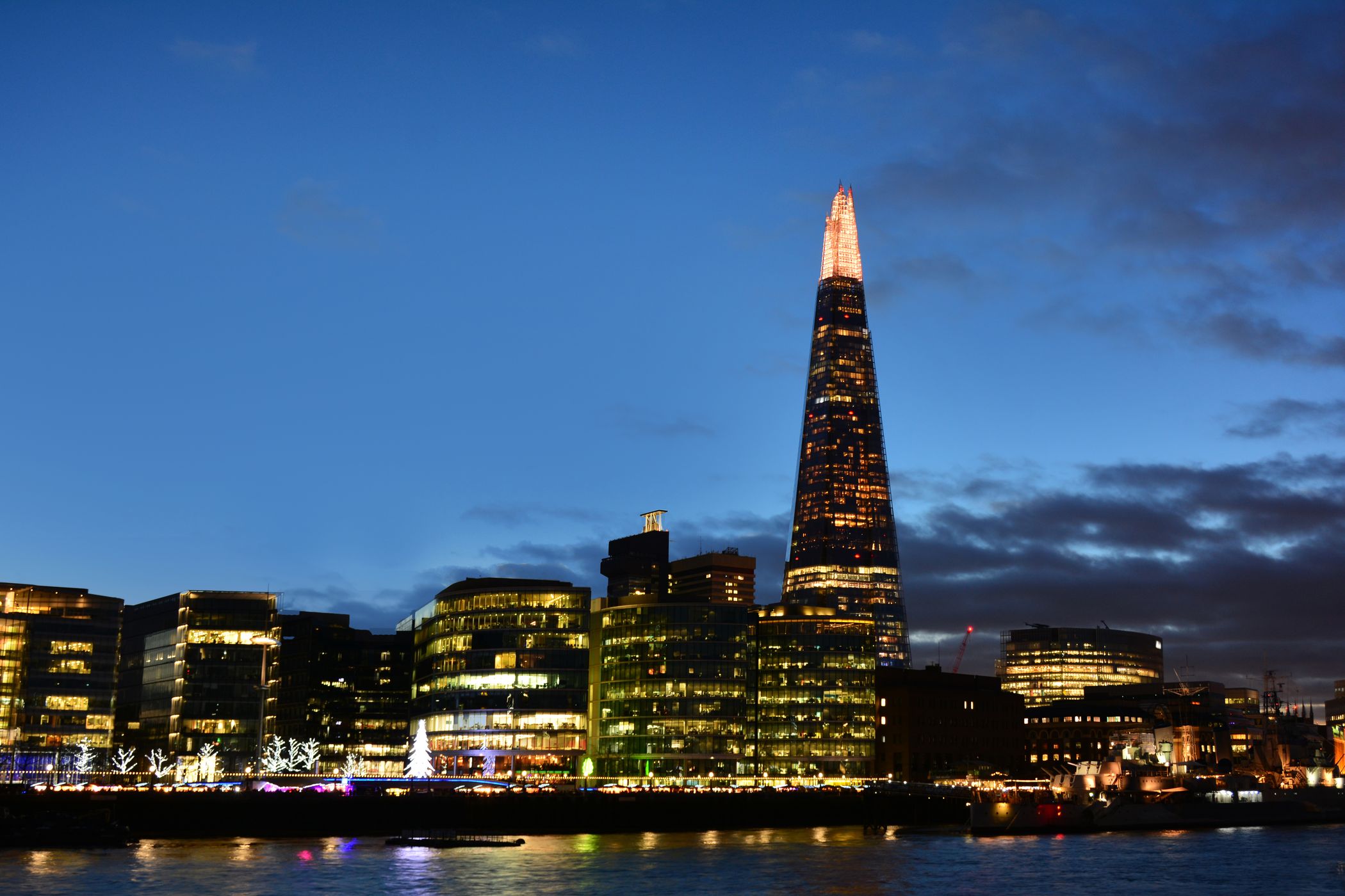 The Shard at night, London, United Kingdom