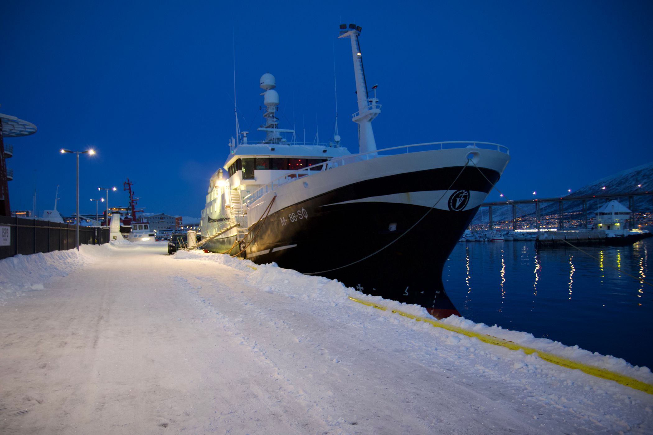 Tromso Harbour from Scandic Ishavshotel, Norway