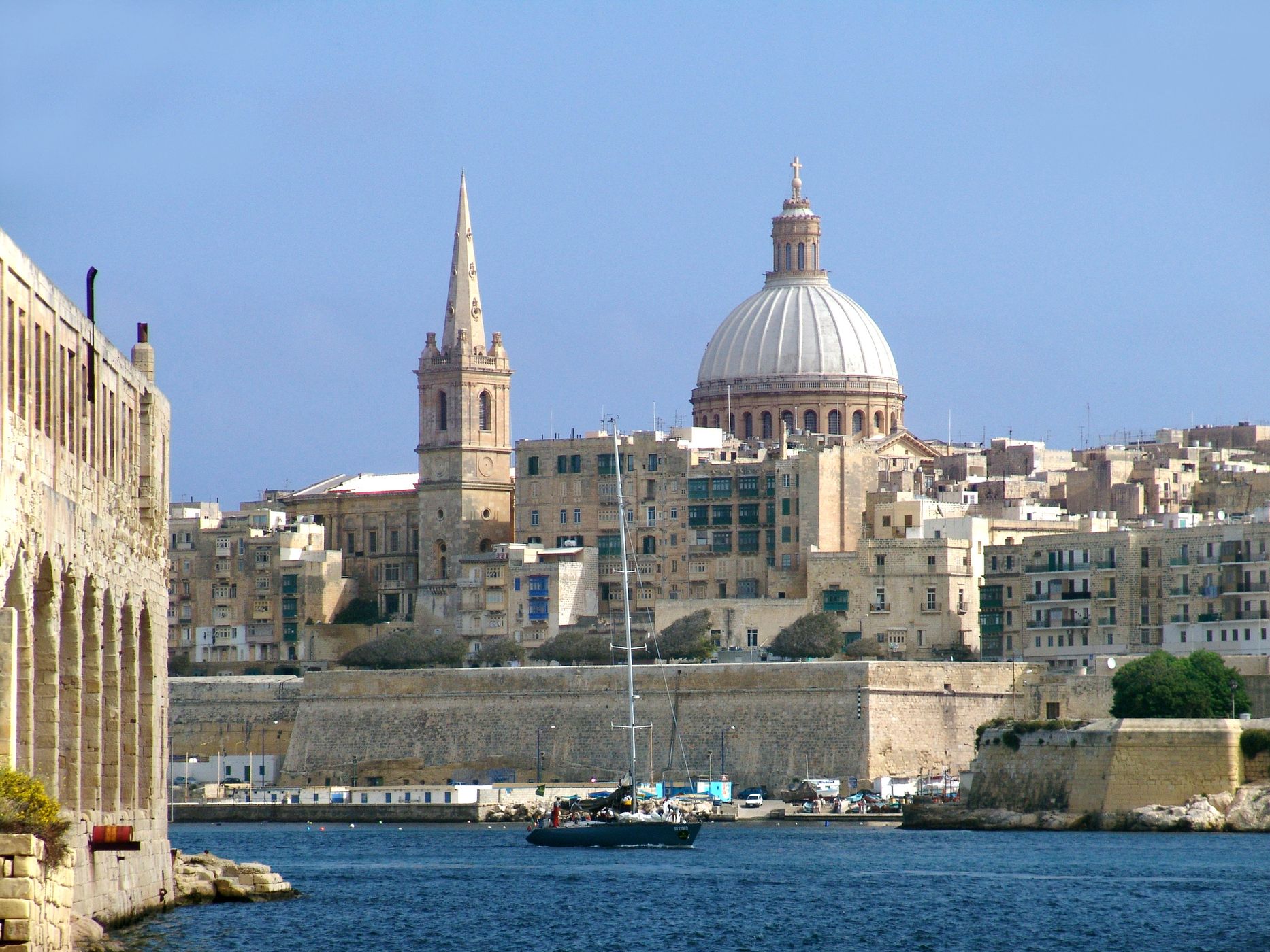 Valleta from Fort manuel, Malta