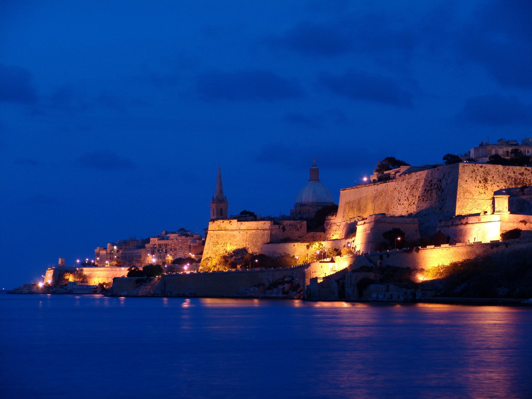 Valletta viewed from Ta' Xbiex, Malta