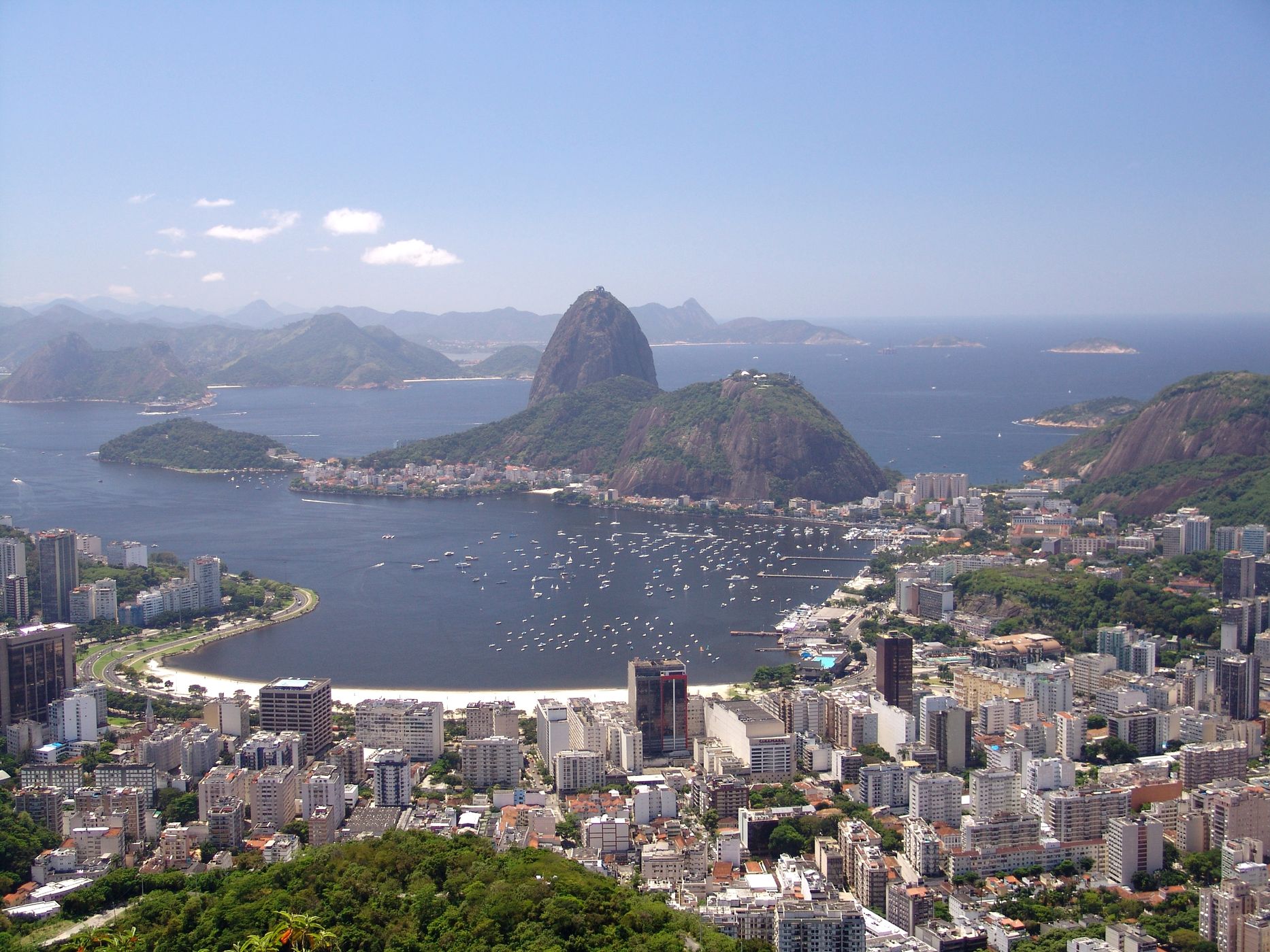 View of the City from Cristo Redentor, Brazil