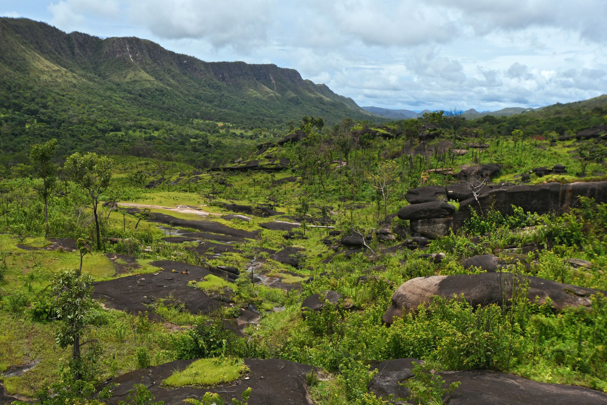 View to Vale da Lua, Brazil