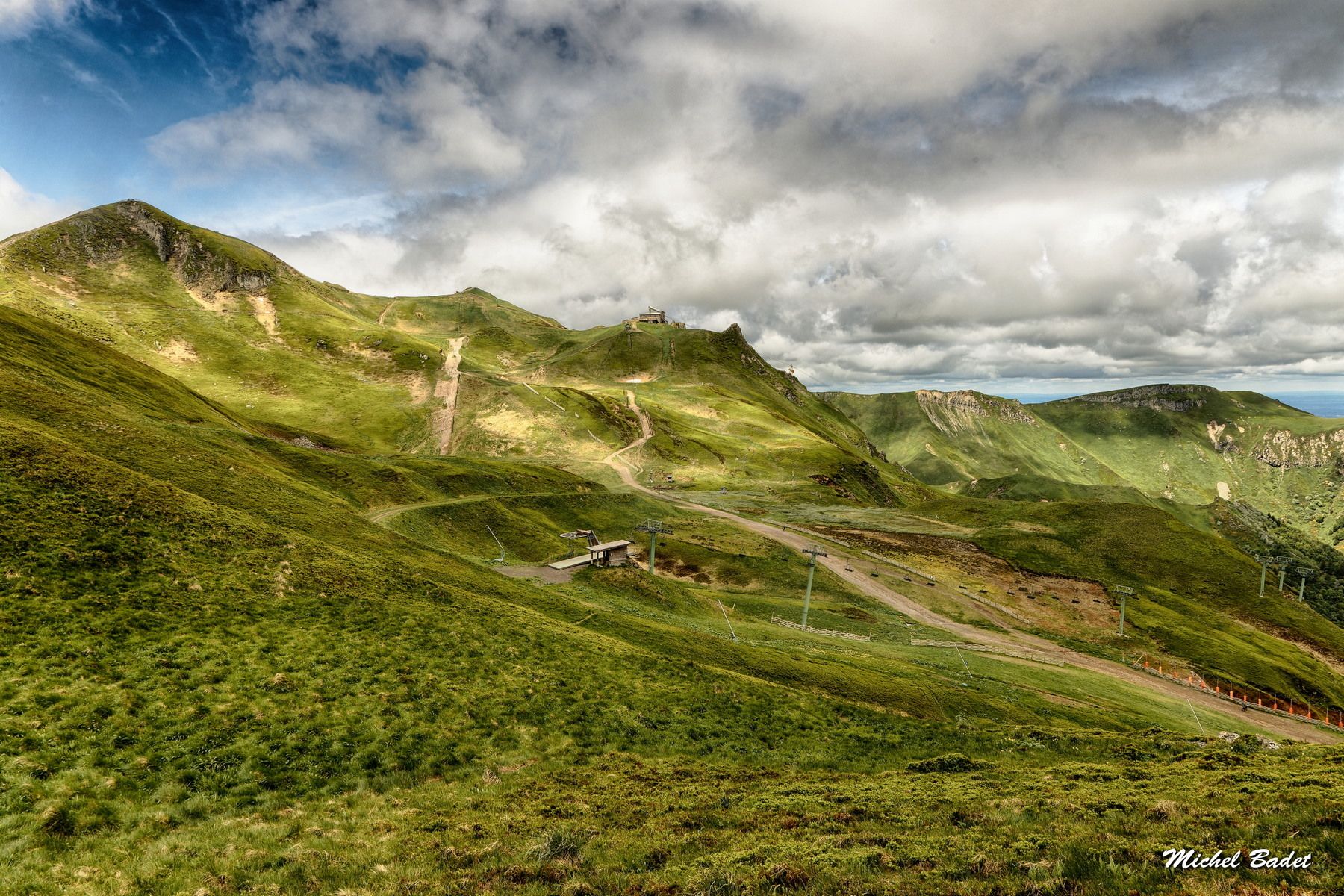 Views of the Mont-Dore ski station, France