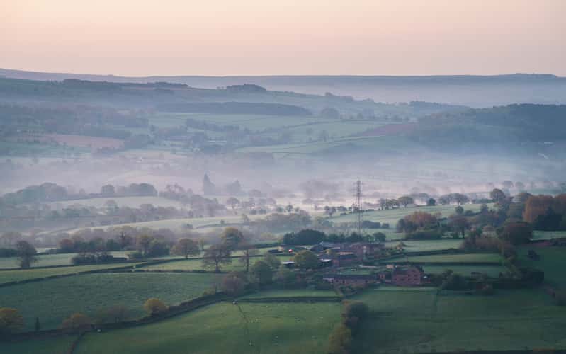 Views of the Peak District from The Cloud