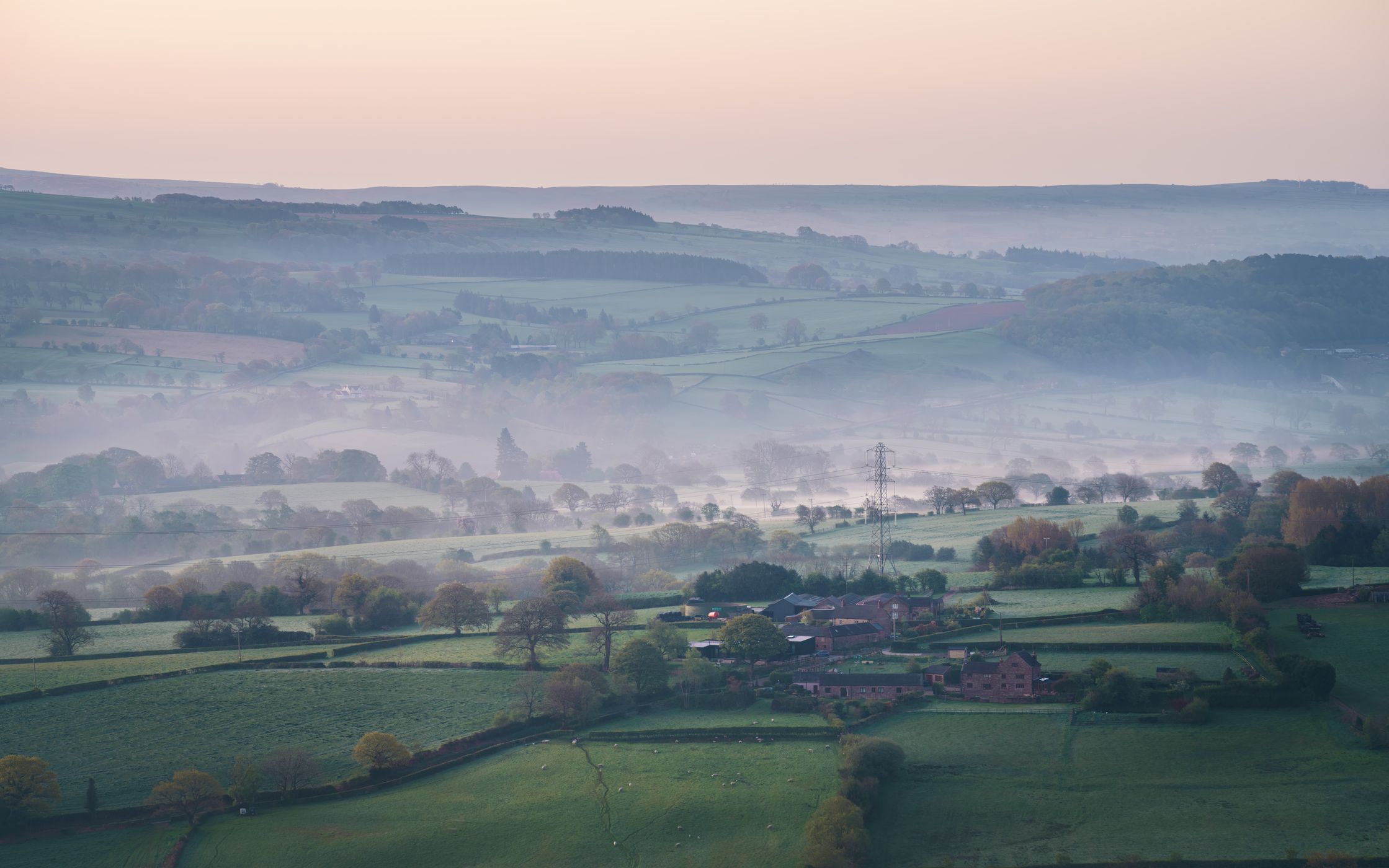 Views of the Peak District from The Cloud, United Kingdom
