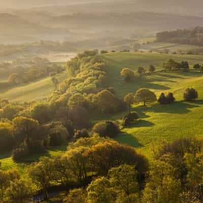 Views of the Peak District from The Cloud, United Kingdom