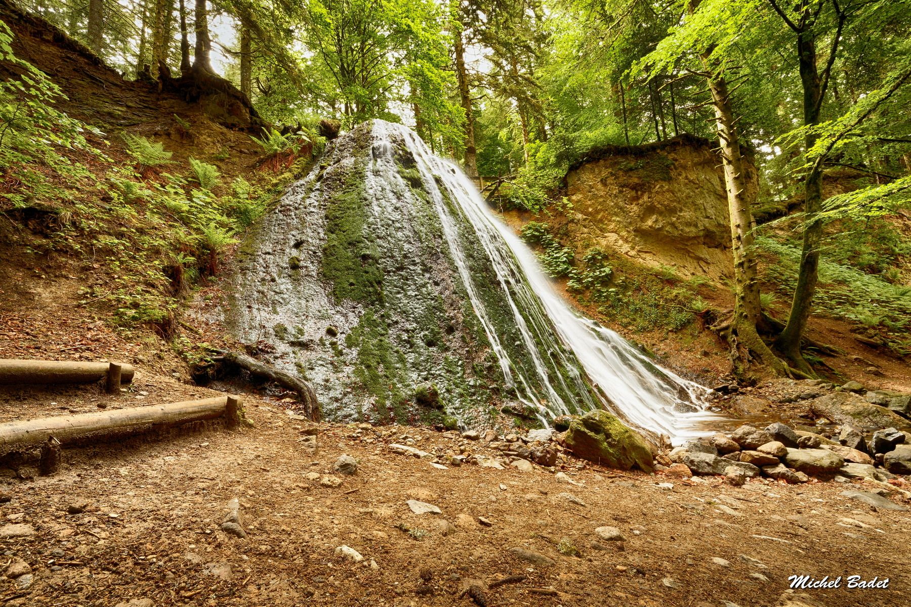 Waterfall of Rossignolet, France