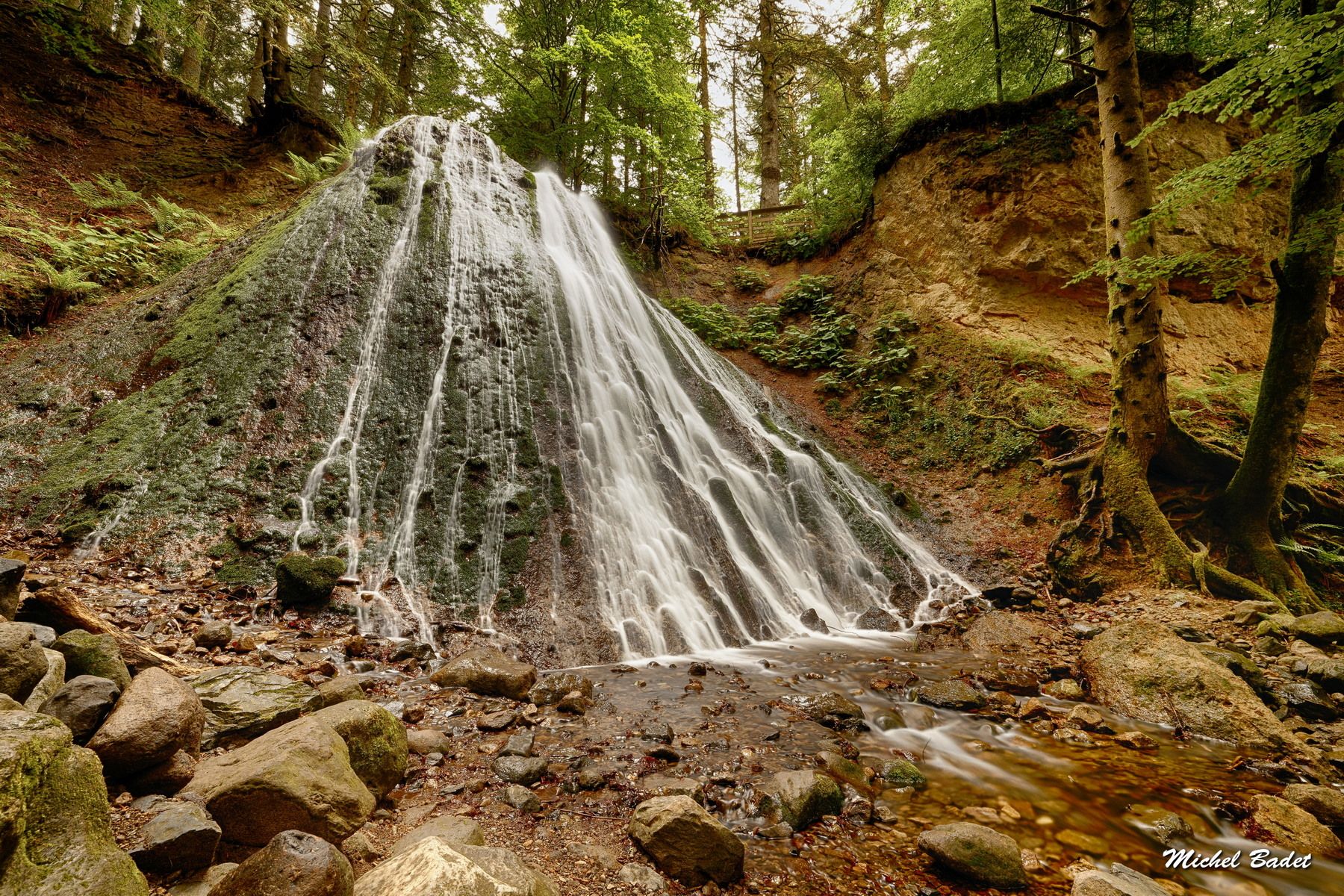Waterfall of Rossignolet, France
