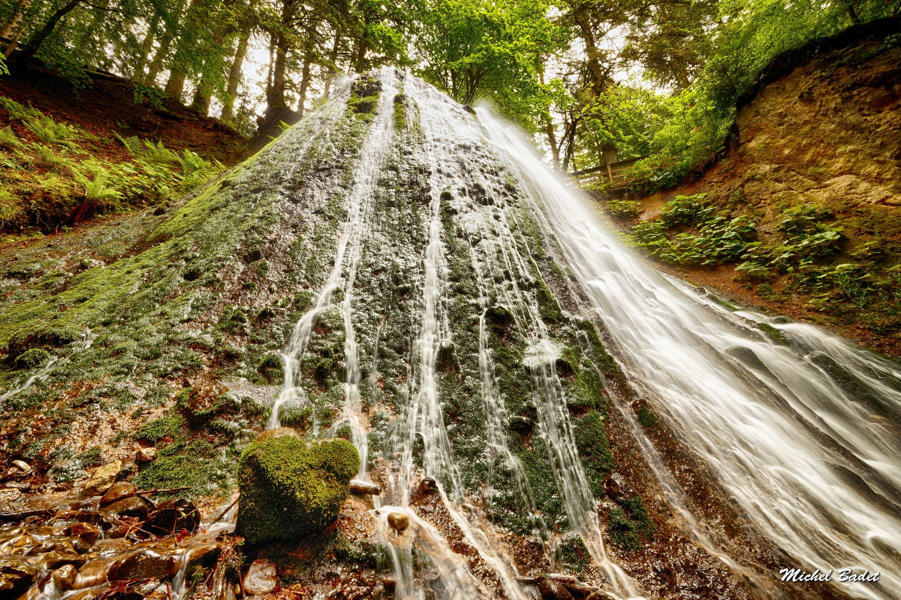 Waterfall of Rossignolet, France