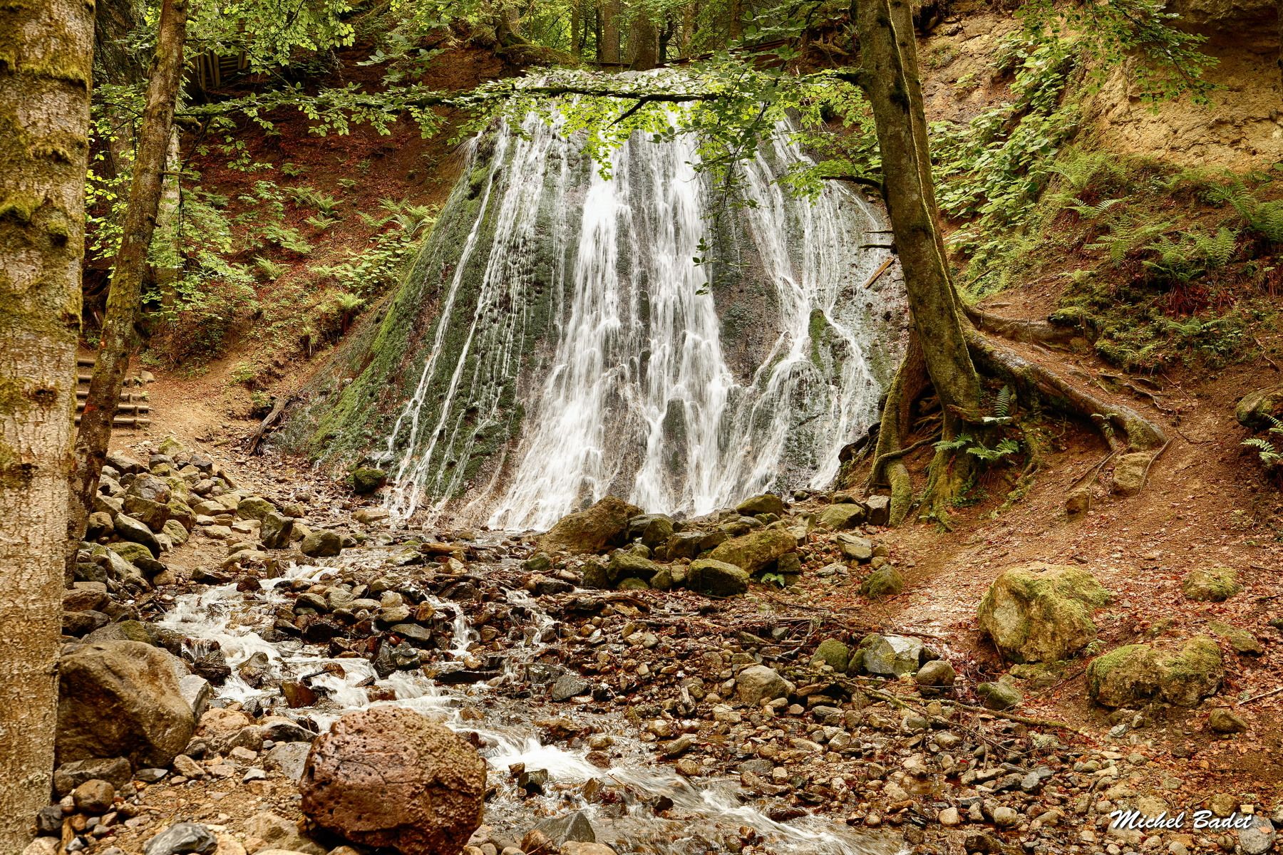 Waterfall of Rossignolet, France