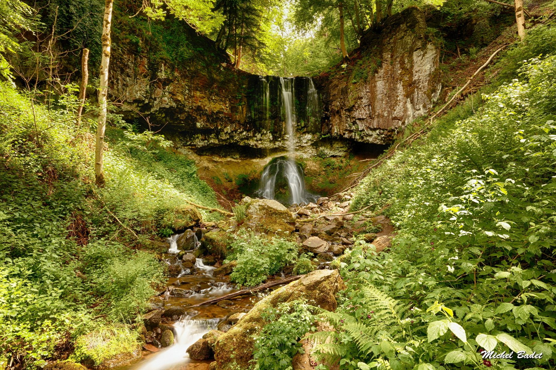 Waterfall of Trador, France