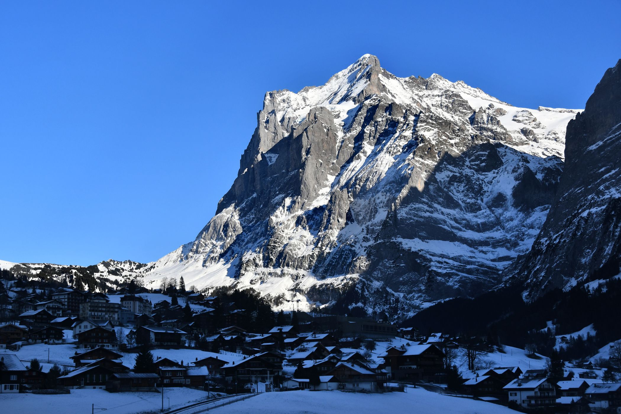 Wetterhorn from Grindelwald, Switzerland