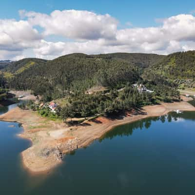 Zêzere River in Dornes, Portugal