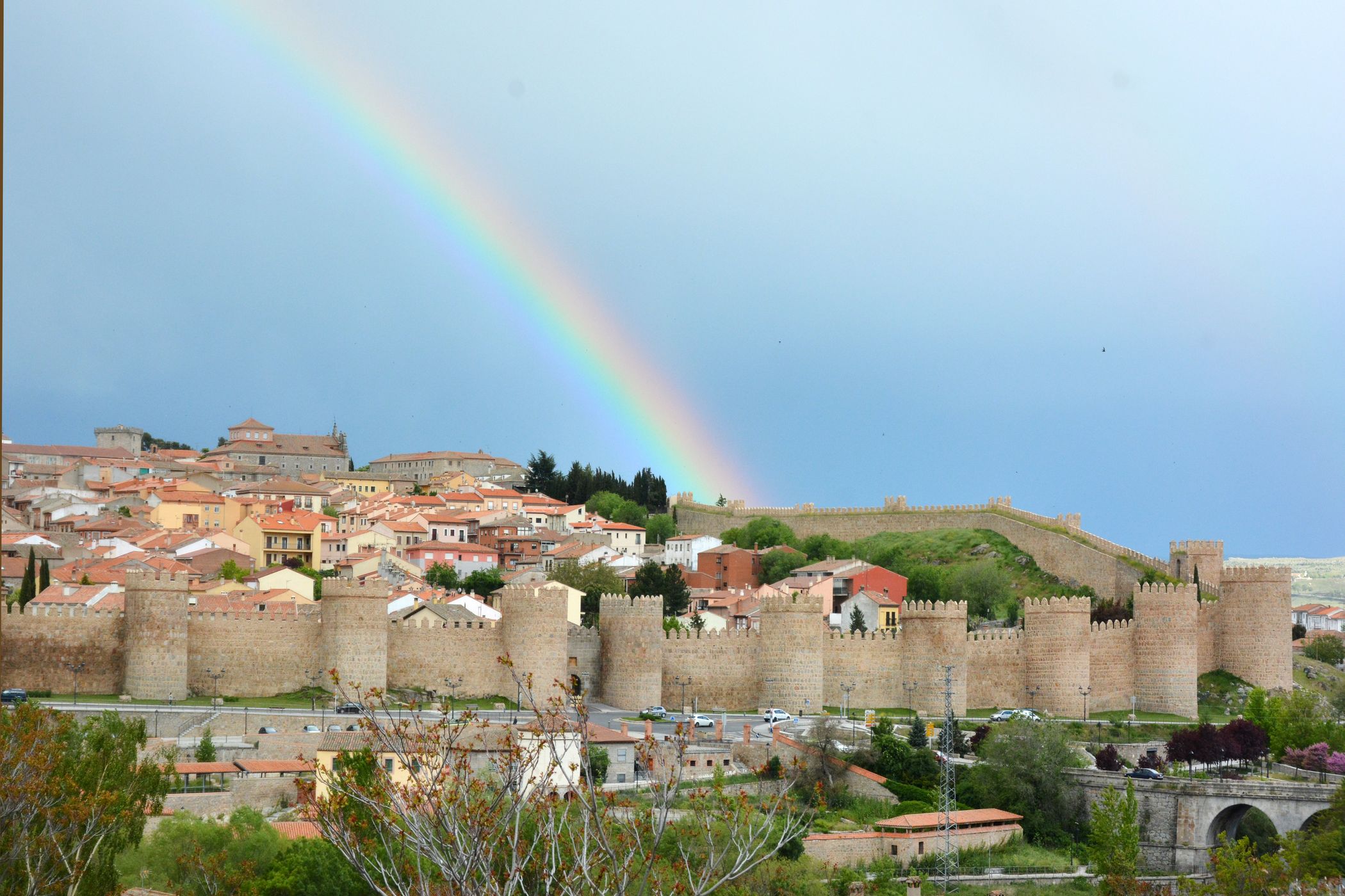 Avila from cuatro postes, Spain