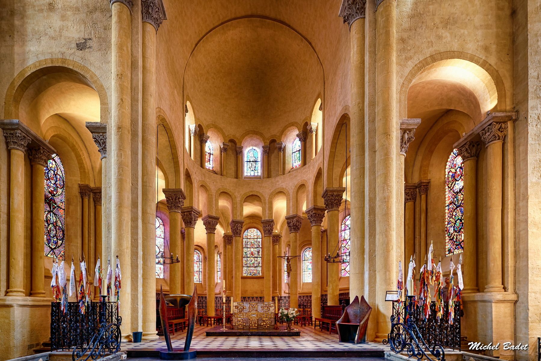 Basilica of Our Lady of the Port of Clermont-Ferrand, France