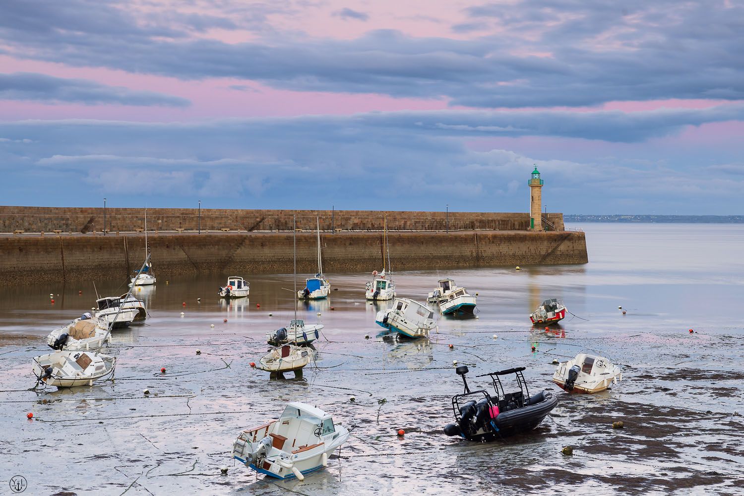 Binic harbor, France