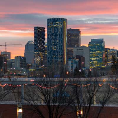 Calgary Downtown from Bridgeland, Canada