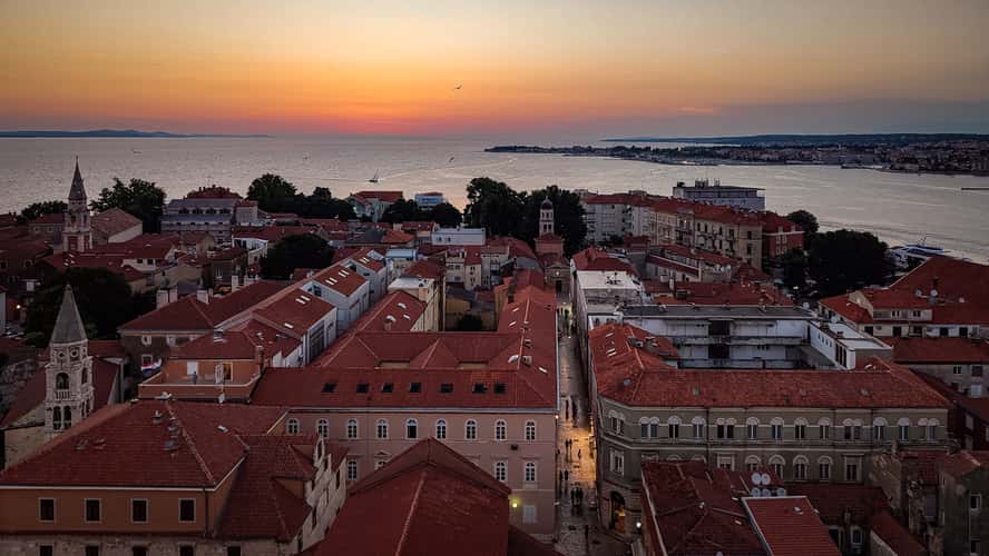 View from the Church of St. Donatus, Zadar