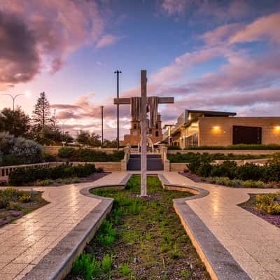 Cross St Francis Xavier Cathedral Geraldton, WA, Australia