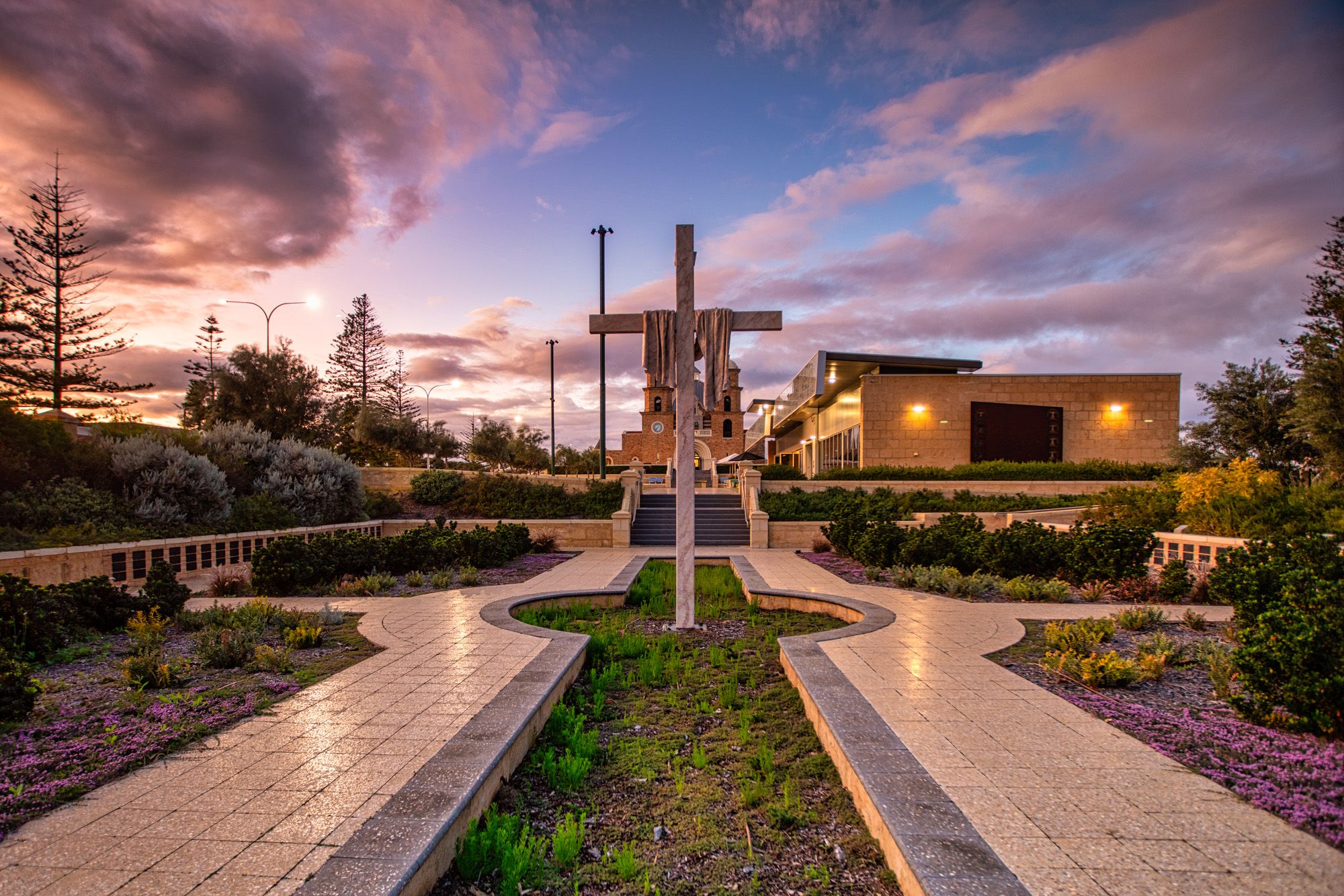 Cross St Francis Xavier Cathedral Geraldton, WA, Australia