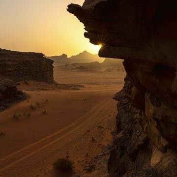 Desert sunset, Wadi Rum, Jordan