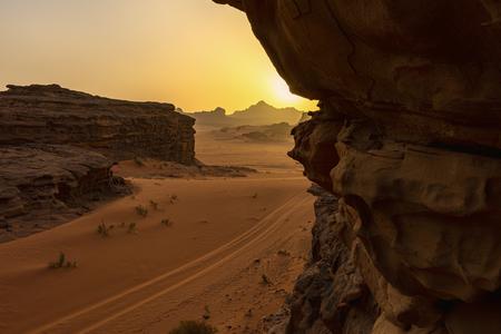 Desert sunset, Wadi Rum