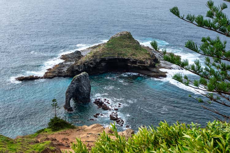 Elephant Rock Sunrise Norfolk Island