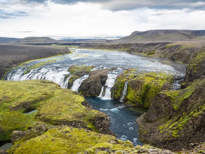 Fagrifoss Waterfall