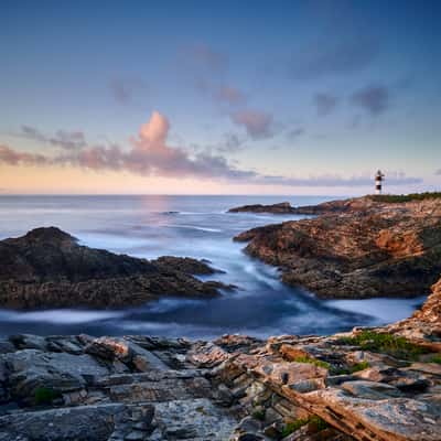 View of the Lighthouse of Ribadeo, Spain