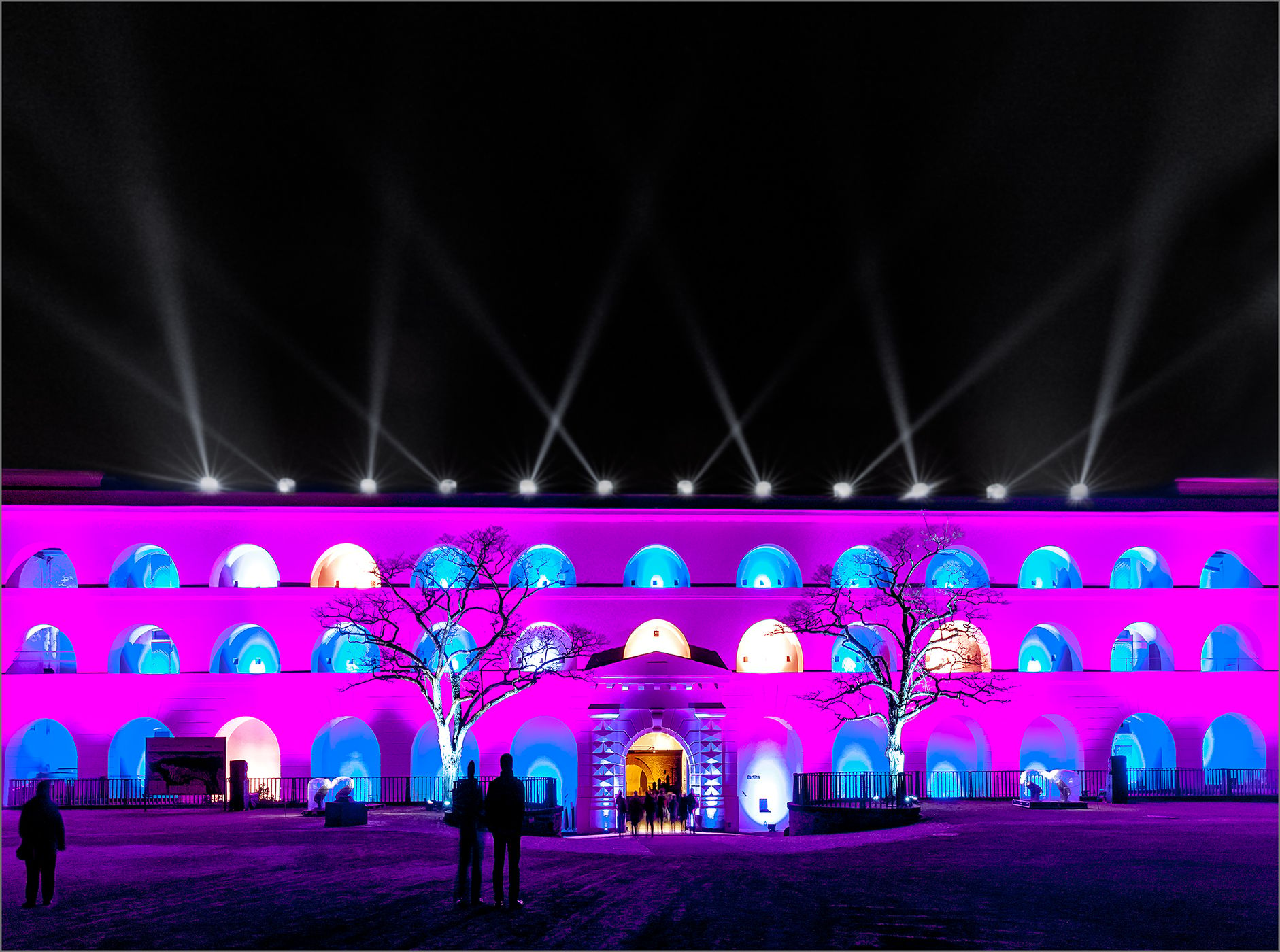 Festung Ehrenbreitstein - Festungsleuchten, Koblenz, Germany