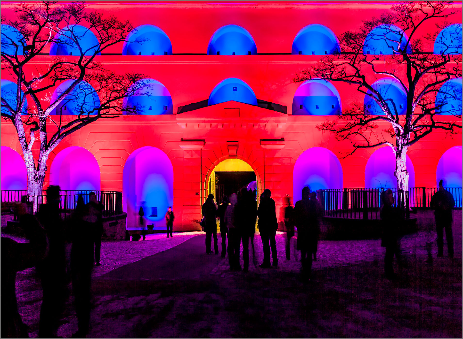 Festung Ehrenbreitstein - Festungsleuchten, Koblenz, Germany