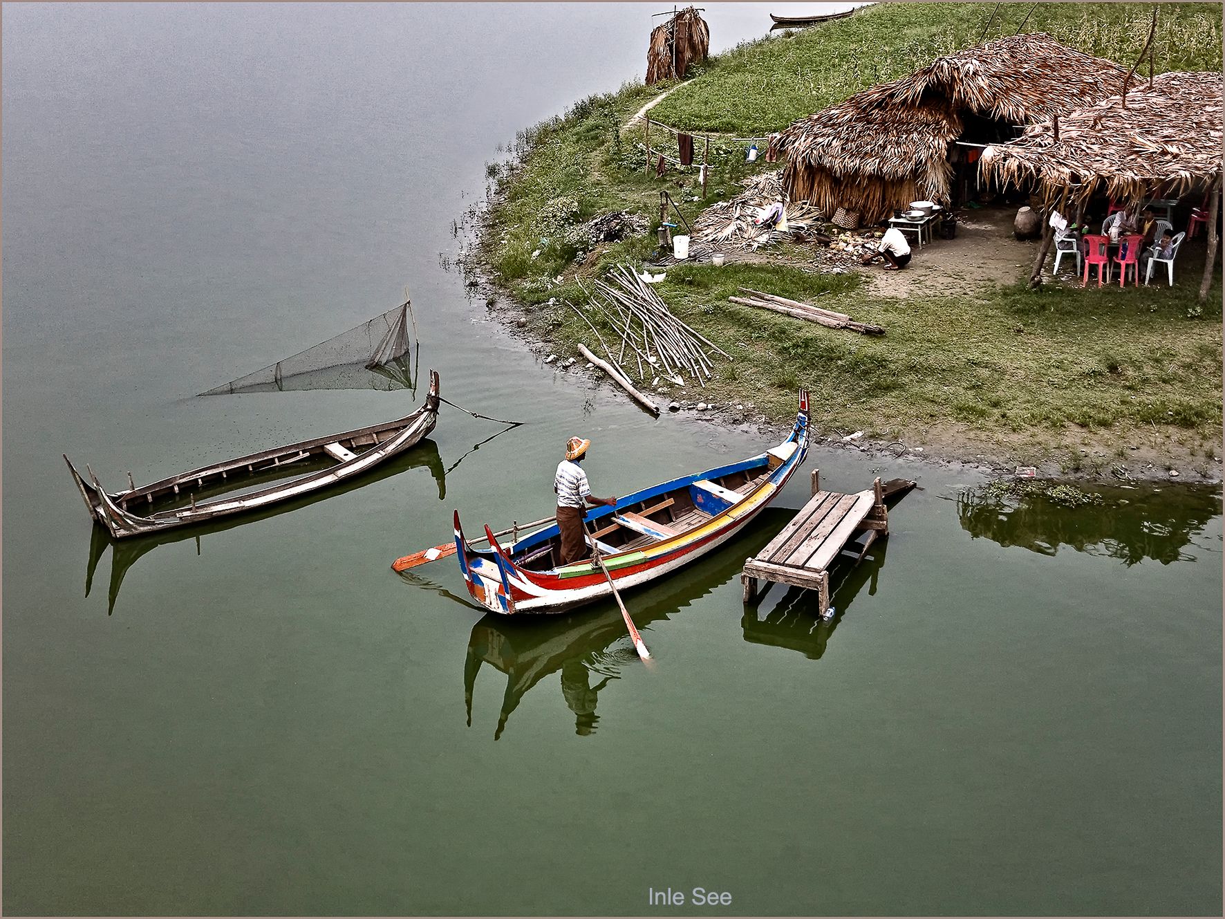 Fisherman on the Inle lake, Myanmar