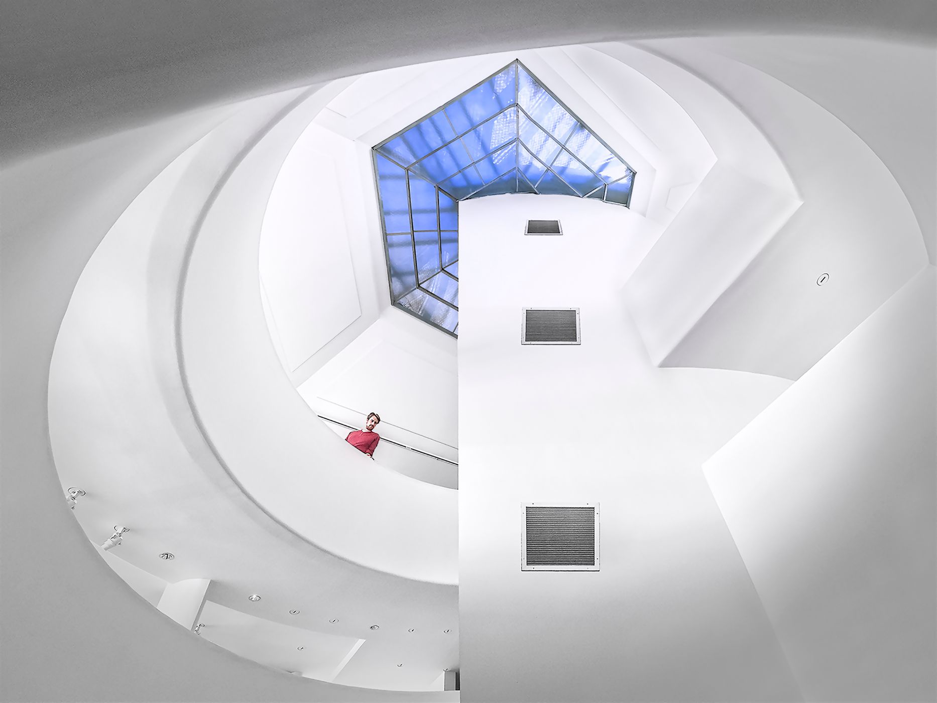 Inside Guggenheim Museum, New York City, USA