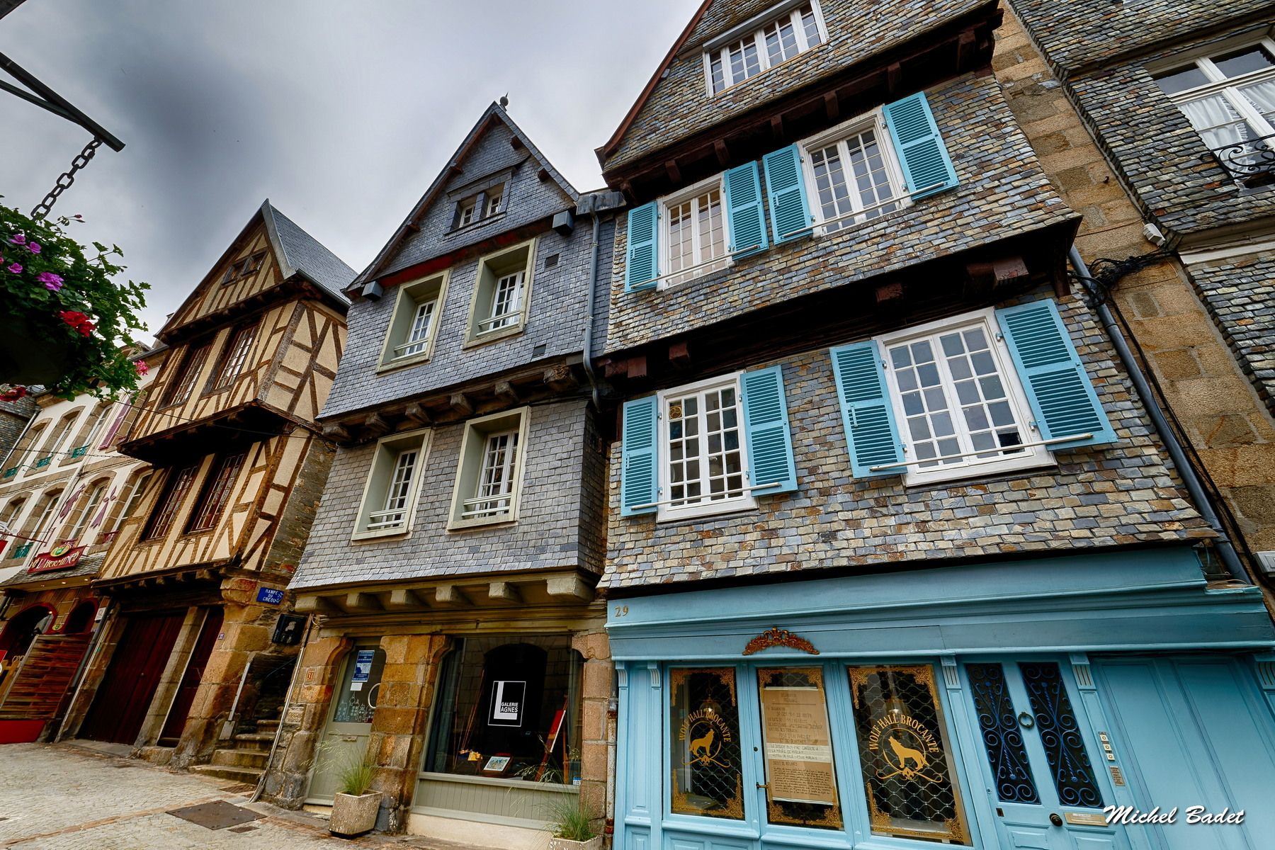Historic center of Morlaix, France
