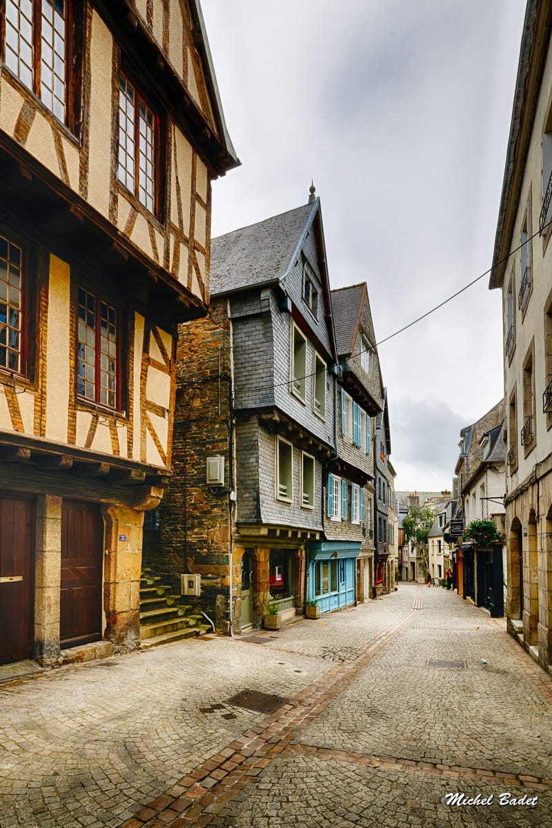 Historic center of Morlaix, France