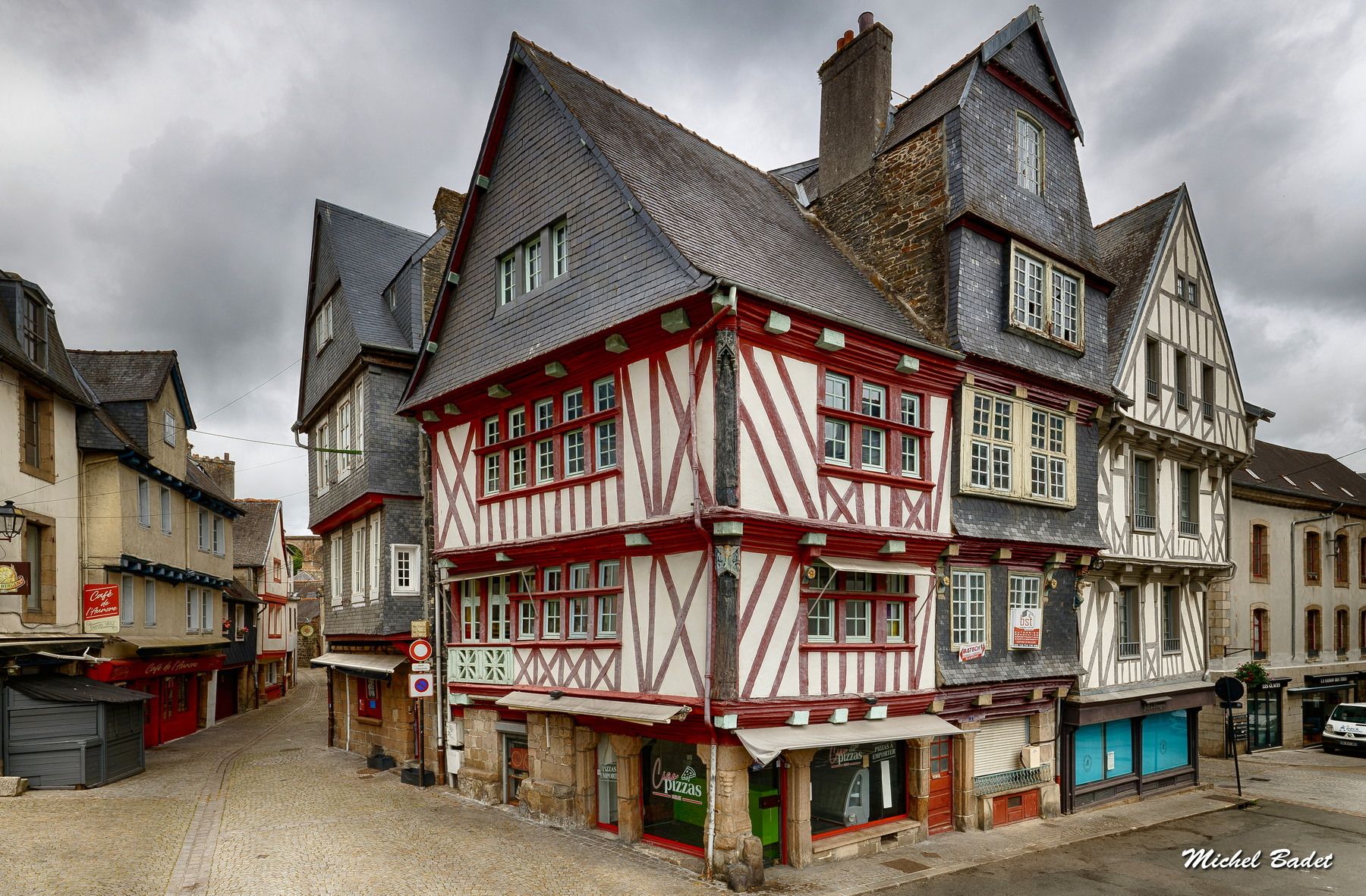 Historic center of Morlaix, France